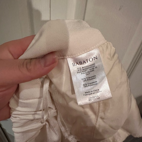 Babaton Joggers - Cream Sz10 - Picture 5 of 5